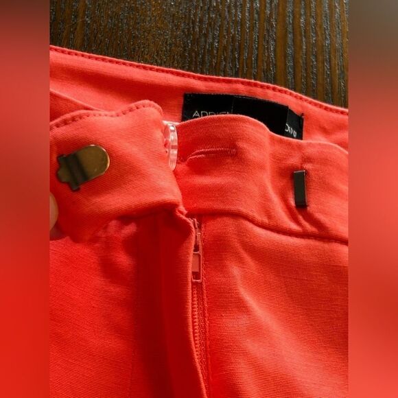 Adrianne Vitadini Dress Pants ankle Size 4 Coral pink stretch - Picture 7 of 13